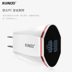 Củ Sạc 2 Cổng USB Fly Charge Xundd