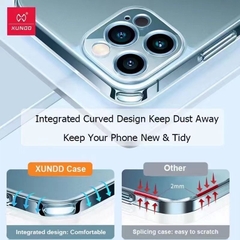 Ốp Xundd Trong Lưng Nhám Chống Vân Tay Dành Cho iPhone