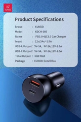 Tẩu sạc Xundd XDCH - 009 Sạc Nhanh 36W