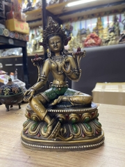 Tượng Phật TaRa Lục Độ Mẫu Vẽ 20x15cm!