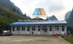 Nhà lắp ghép làm lớp học, nhà bán trú cho trẻ em tại Sủng Máng - Mèo Vạc – Hà Giang