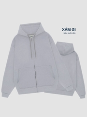 Áo Khoác Nỉ-Màu Xám Ghi-KIM53