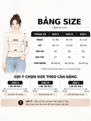 Áo thun nữ tay dài cổ đổ TOLI LHD40 – Thanh lịch để bạn tự tin hơn trong mỗi ánh nhìn