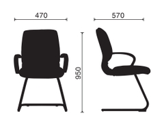 Ghế Họp M1020 - 04