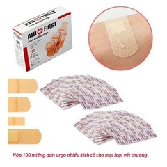 HỘP 100C BĂNG GẠC Y TẾ TIỆT TRÙNG AID FIRST