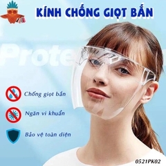 [HÀNG LOẠI 1] FACE SHIELD KÍNH CHẮN GIỌT BẮN PHÒNG DỊCH CAO CẤP