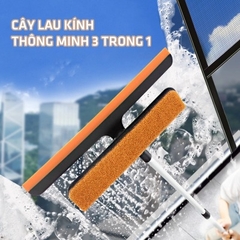 CÂY LAU KÍNH THÔNG MINH 3 TRONG 1 MÀU CAM