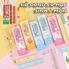 BỘ DỤNG CỤ HỌC SINH 6 MÓN