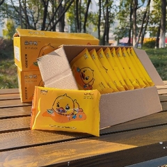 HỘP 10 GÓI GIẤY ƯỚT VỊT VÀNG SIÊU HOT