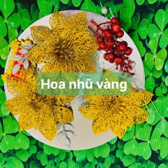 SET HOA TRANG TRÍ THÁP BÁNH KÈM PHỤ KIỆN