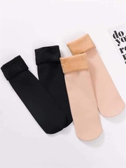 SET 1 ĐÔI TẤT LÓT LÔNG GIỮ NHIỆT BÀN CHÂN