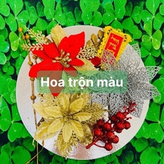 SET HOA TRANG TRÍ THÁP BÁNH KÈM PHỤ KIỆN