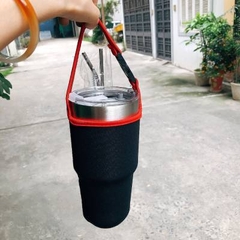 XA14 - LY GIỮ NHIỆT INOX CAO CẤP KÈM ỐNG HÚT VÀ TÚI THÁI LAN 800ML