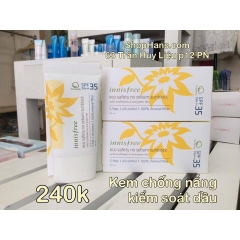 Innisfree KCN eco safety no sebum sunblock