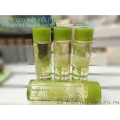 Tẩy trang mắt môi táo Innisfree Apple juicy lip&eye remover