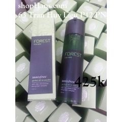 Nước cân bằng da dành cho nam Forest For Men Perfect All In One Skin 200ml