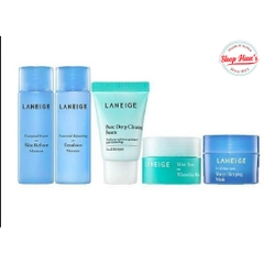 Set Dưỡng Da Laneige Anti Pollution Care Trial Kit 5its