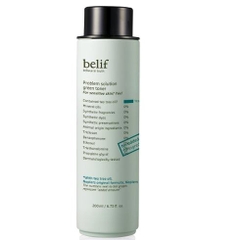 Nước cân bằng da BELIF Problem solution green toner 200ml