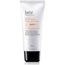 BELIF UV protector fresh sunscreen 30ml