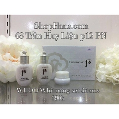 Set dưỡng trắng WHOO Whitening 3 món- Trial set