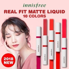 Son Kem Lì  Innisfree Real Fit Matte Liquid