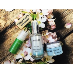 Set dưỡng trắng da Laneige White Dew Original Ampoule Essence