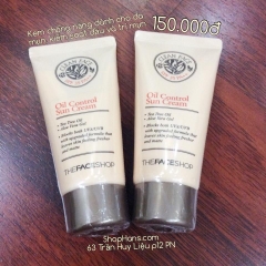 The Face Shop- Clean Face oil control suncream 50ml