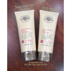 The Face Shop- Acne solution foam cleansing 150ml