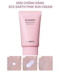 Kem Chống Nắng Nâng Tone Da Sáng Hồng THE SAEM Pink Sun Cream EX SPF50+/PA++++