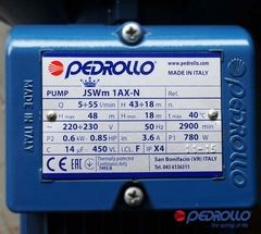 Máy bơm ITALY chân không Pedrollo JSWm 1AX