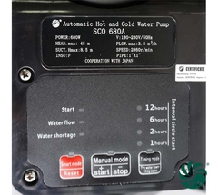 Máy bơm tăng áp điện tử SCO 680A