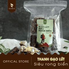 Thanh gạo lứt dinh dưỡng Siêu rong biển Robis, 500G