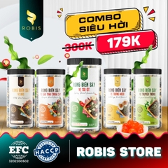 [COMBO LẠC LONG QUÂN] 5 Hủ RONG BIỂN sấy Robis siu ngon