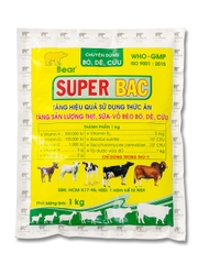 SUPER BAC (1 KG/GÓI) VỖ BÉO BÒ