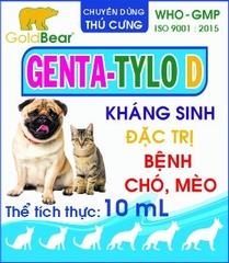 Rx-GENTA-TYLO D (10 ML/LỌ) THÚ CƯNG-Thuốc kê đơn