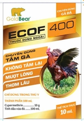 ECOF 400 10ML/GÓI - (TẮM GÀ)