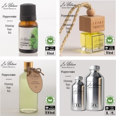 Tinh dầu LA NATURE 100ml Peppermint / Lá bạc hà (Phun)