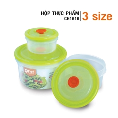 Bộ 3 hộp dựng thực phẩm CH1616