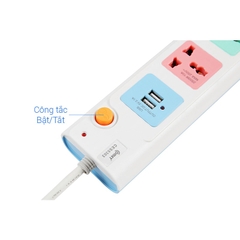 Ổ CẮM NỐI DÀI CES4433 DÂY 3 MÉT