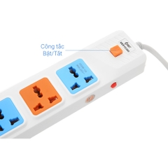 Ổ CẮM NỐI DÀI CES10302 DÂY 2 MÉT