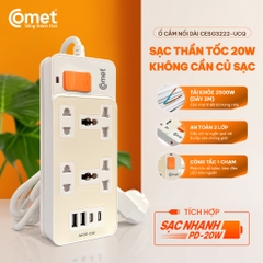 Ổ CẮM NỐI DÀI AN TOÀN CESG3222-UCQ