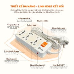 Ổ CẮM NỐI DÀI AN TOÀN CESG3222-UCQ