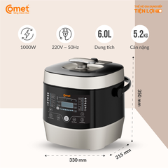 NỒI ÁP SUẤT CM6168
