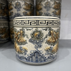 [KHÔNG ĐẾ] Bát hương men rạn nổi Bát Tràng [GỐM SỨ BÁT TRÀNG]