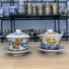 Bát nước (Bát Sâm) men rạn nổi [GỐM SỨ BÁT TRÀNG]