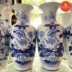 Lọ Lộc bình H50 Sen men dong cổ