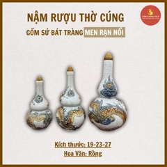 Nậm thờ men rạn nổi Bát Tràng [GỐM SỨ BÁT TRÀNG]