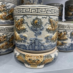 Bát hương men rạn nổi Bát Tràng [GỐM SỨ BÁT TRÀNG]