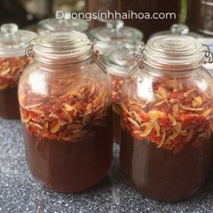 MẬT ONG LÊN MEN TÁO ĐỎ 500G