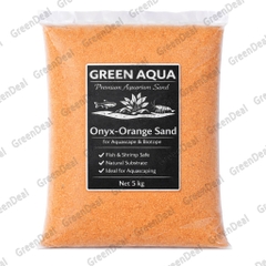 GREEN AQUA - Onyx-Orange Sand